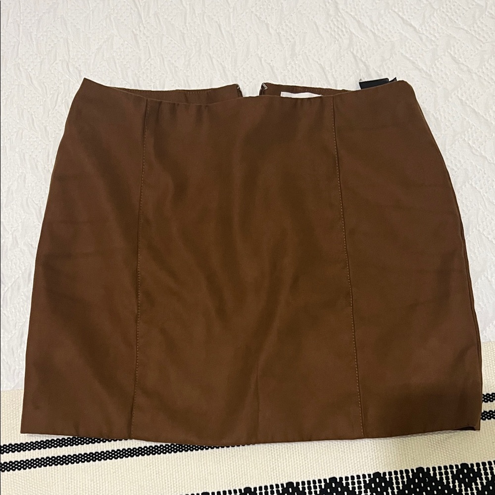 H&M Brown Pencil Skirt